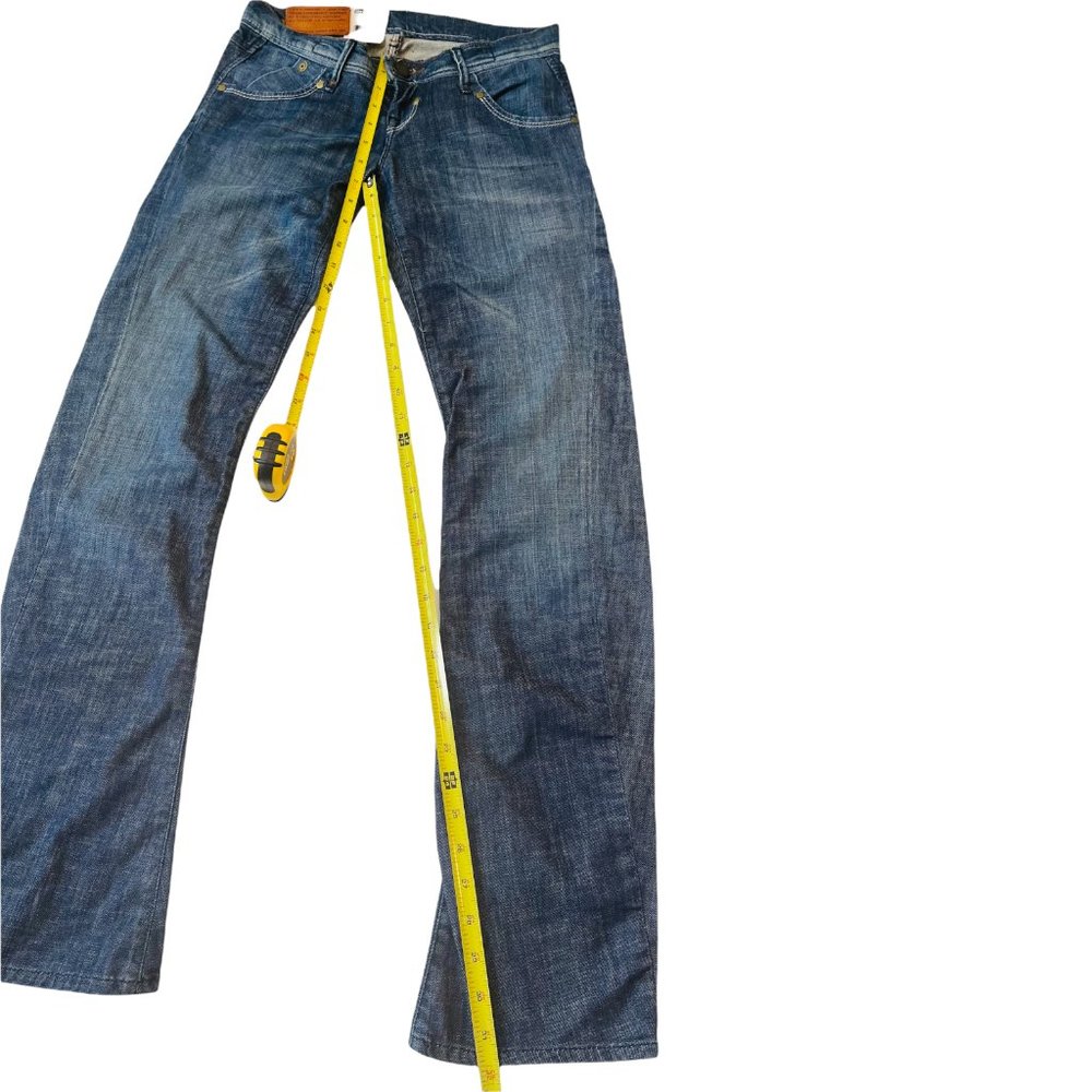 RARE Vintage Lee Works Denim Blue Jeans Women's Men's Size W25xL31 - Picture 5 of 10